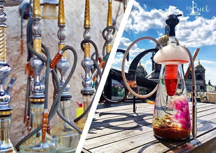 Hookah priced at 400zl vs 1400zl.