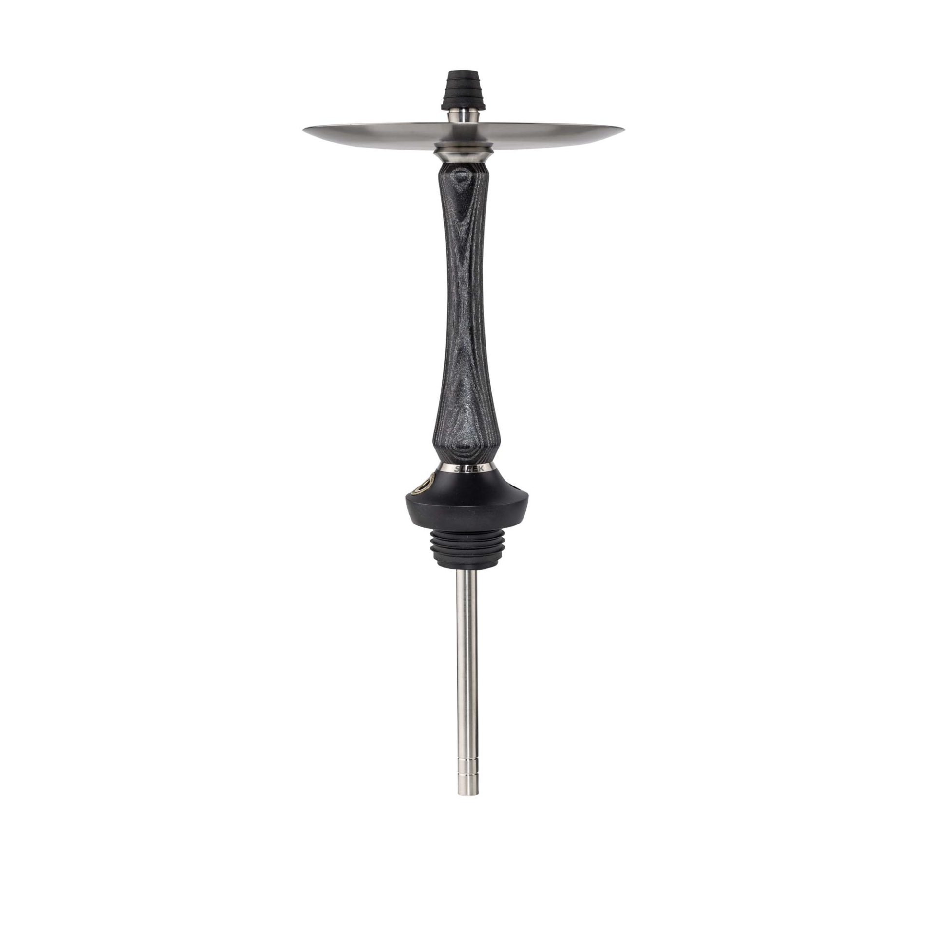 Union Hookah Sleek Standard Black Silver Hookah