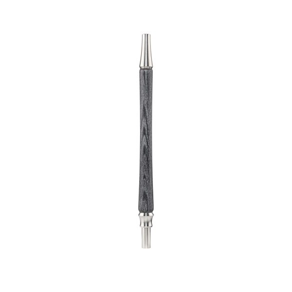 Union Hookah Sleek Standard Black Silver Hookah - Image 2