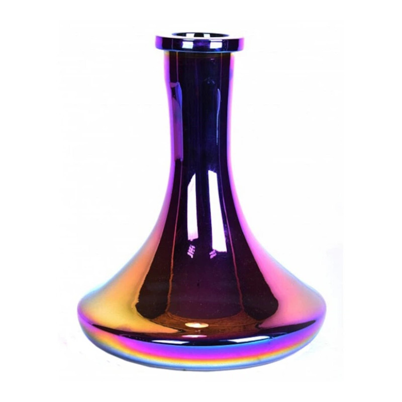 Classic Chrome Violet Hookah Vase