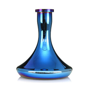 Classic Blue Chameleon Hookah Vase