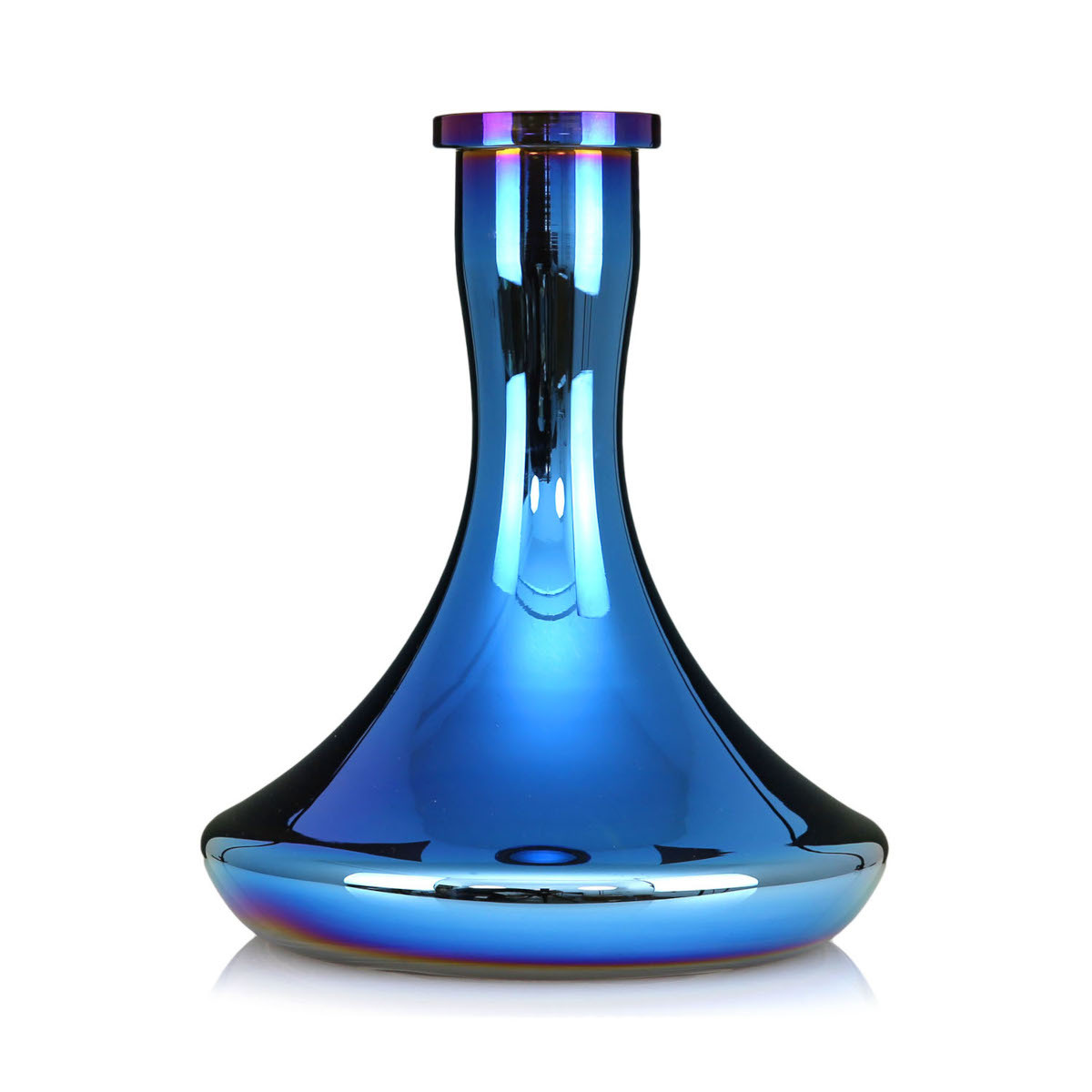 Classic Blue Chameleon Hookah Vase