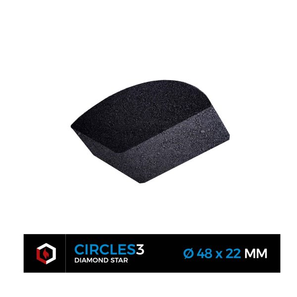 Black Coco's hookah charcoal 1kg Circles3 - Image 2