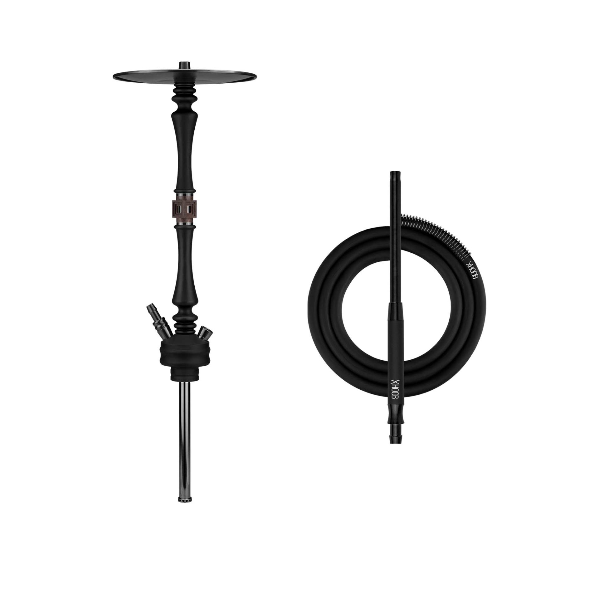 Hoob Mars Black x Black Hookah
