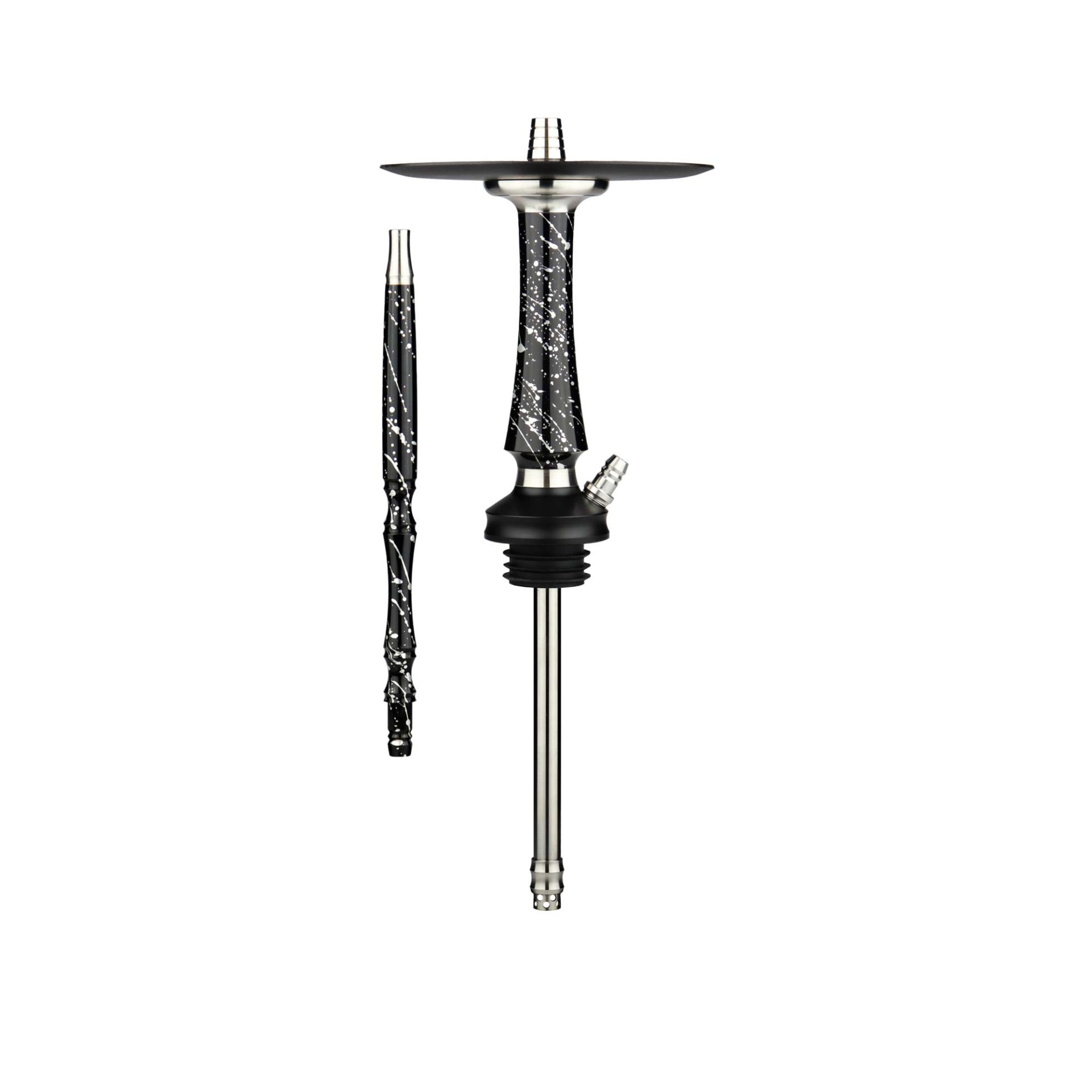 Voodoo Down - Splash Black Gray Hookah