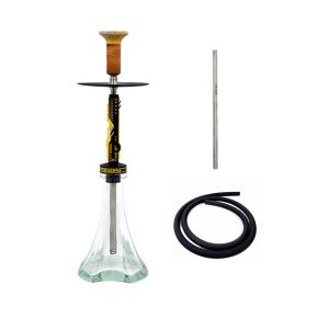 Y.K.A.P. Neo Mod Yellow Full Set Pyramid Hookah