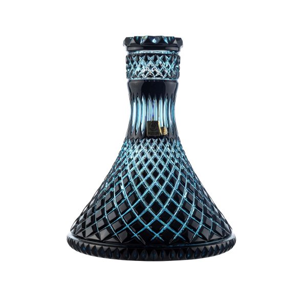 Caesar Bohemia Jeschken Azure Black Hookah Vase