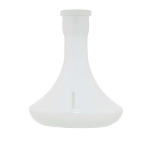 Classic White Gloss With Window Hookah Vase
