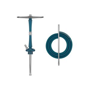 Hoob Go Marine Blue x Stainless Steel Hookah