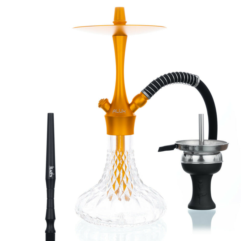 Aladin Alux 380 Gold Hookah