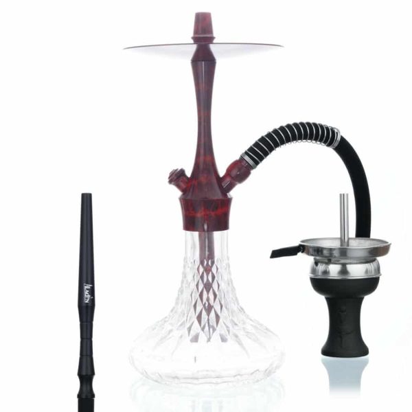 Aladin Alux 380 Red Black Hookah