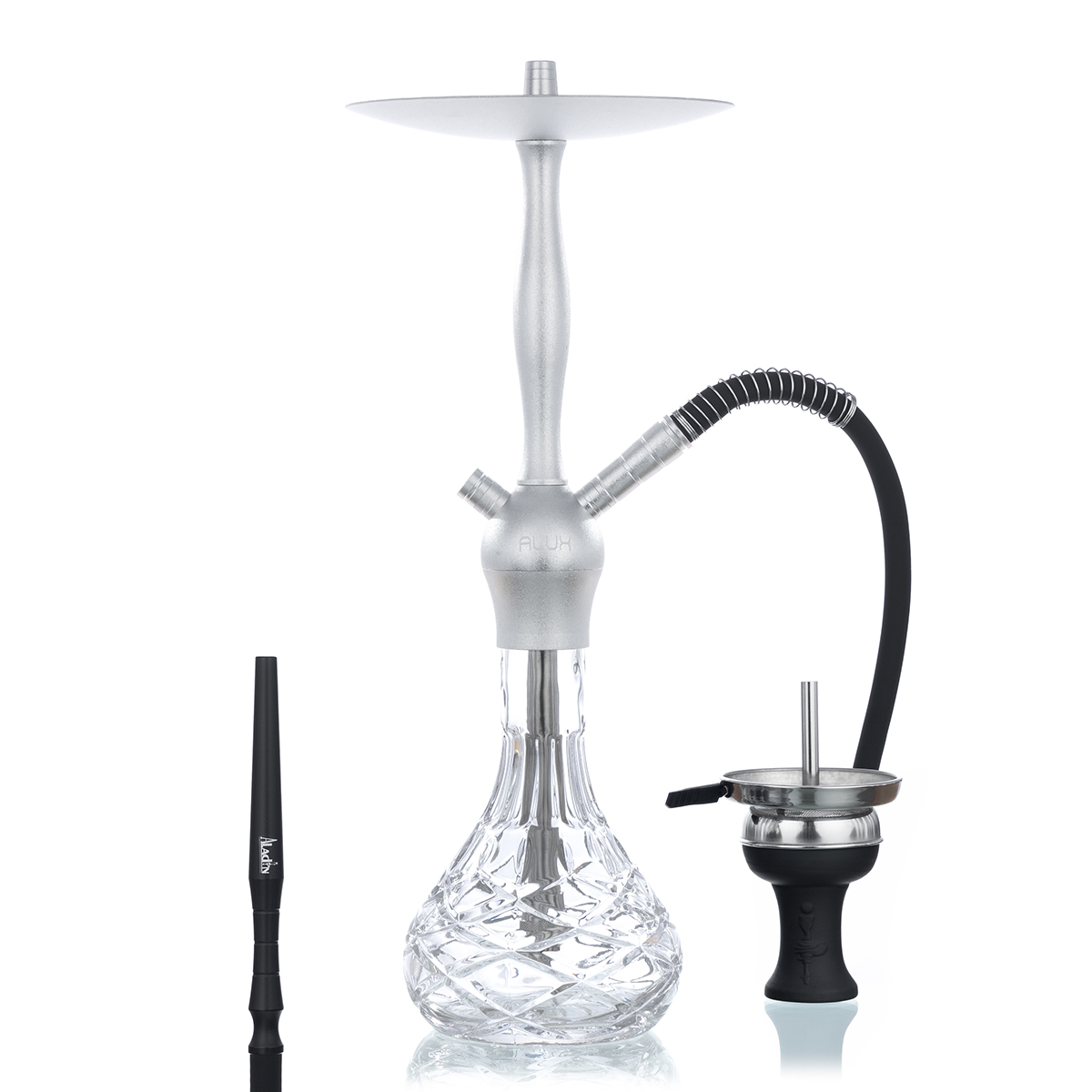 Aladin Alux Admiral Silver Hookah