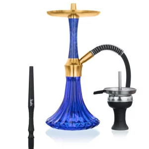 Aladin Epox 360 Blue Gold Pattern Hookah