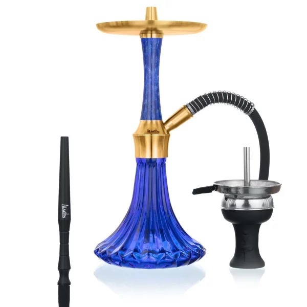 Aladin Epox 360 Blue Gold Pattern Hookah