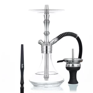 Aladin MVP 360 Clear With Silver Ring Hookah