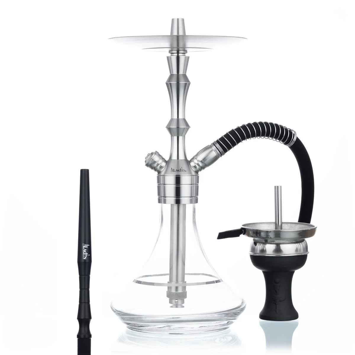 Aladin MVP 360 Clear With Silver Ring Hookah