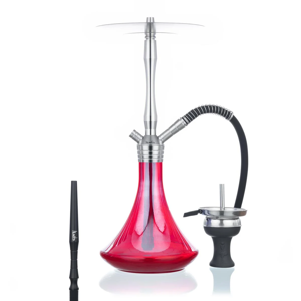 Aladin MVP 460 Shiny Red - Model 1 Glass 1 Hookah