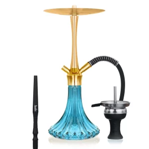 Aladin MVP A46 Gold Light Blue Hookah
