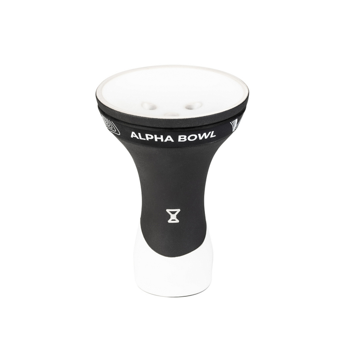 Alpha Bowl Race Classic White Matte Bowl