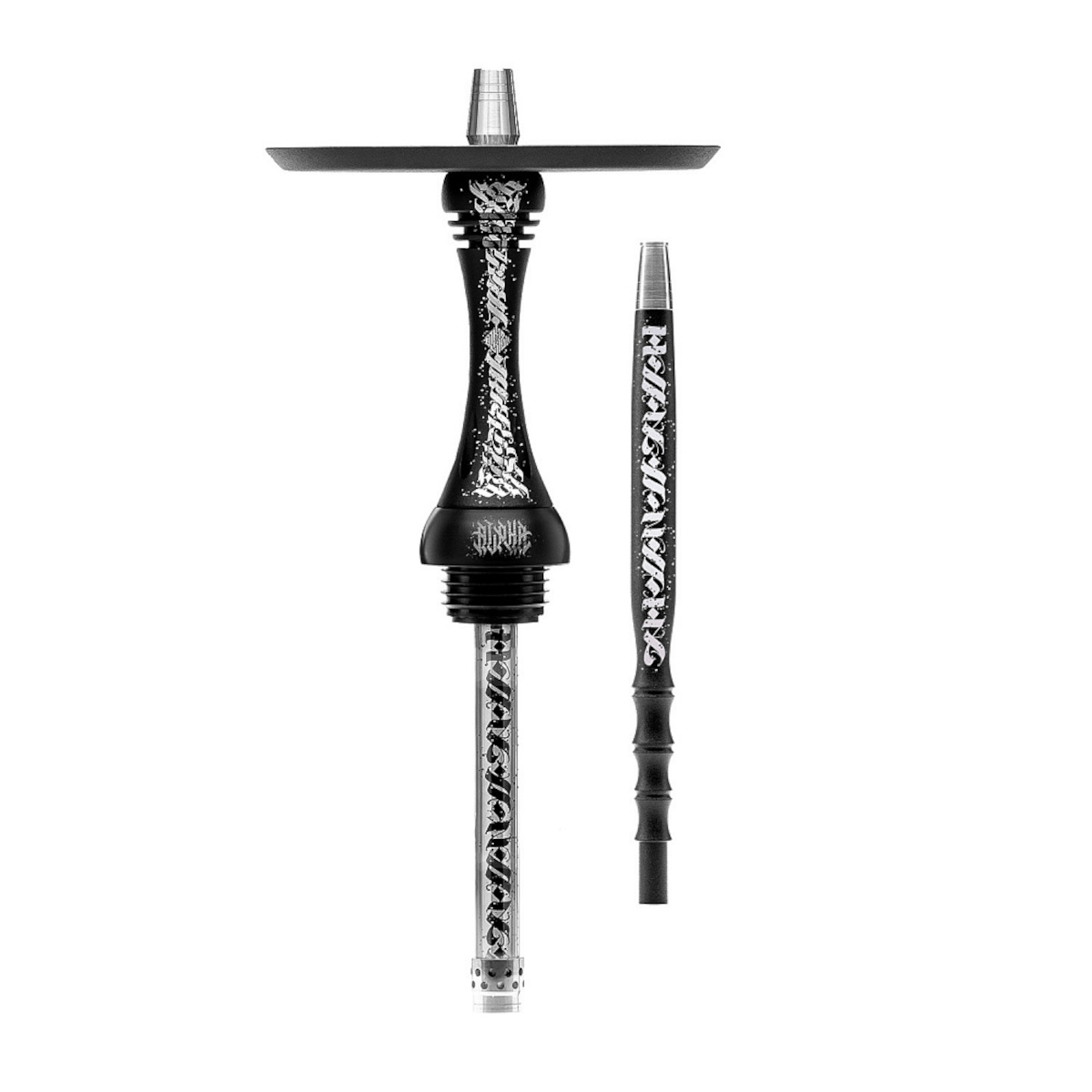 Alpha Hookah Art X Black Matte Hookah