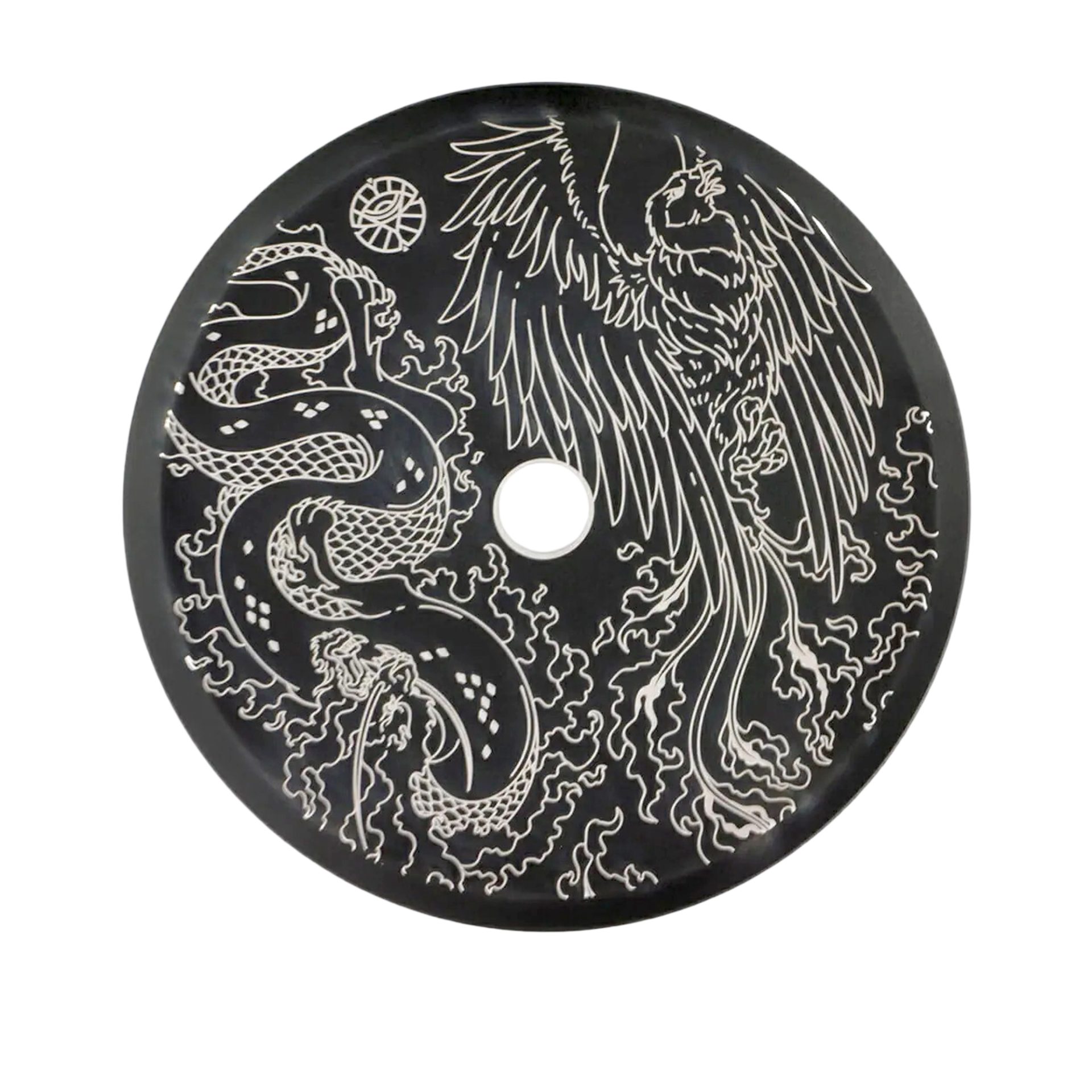Alpha Hookah Fenix & Snake ash plate