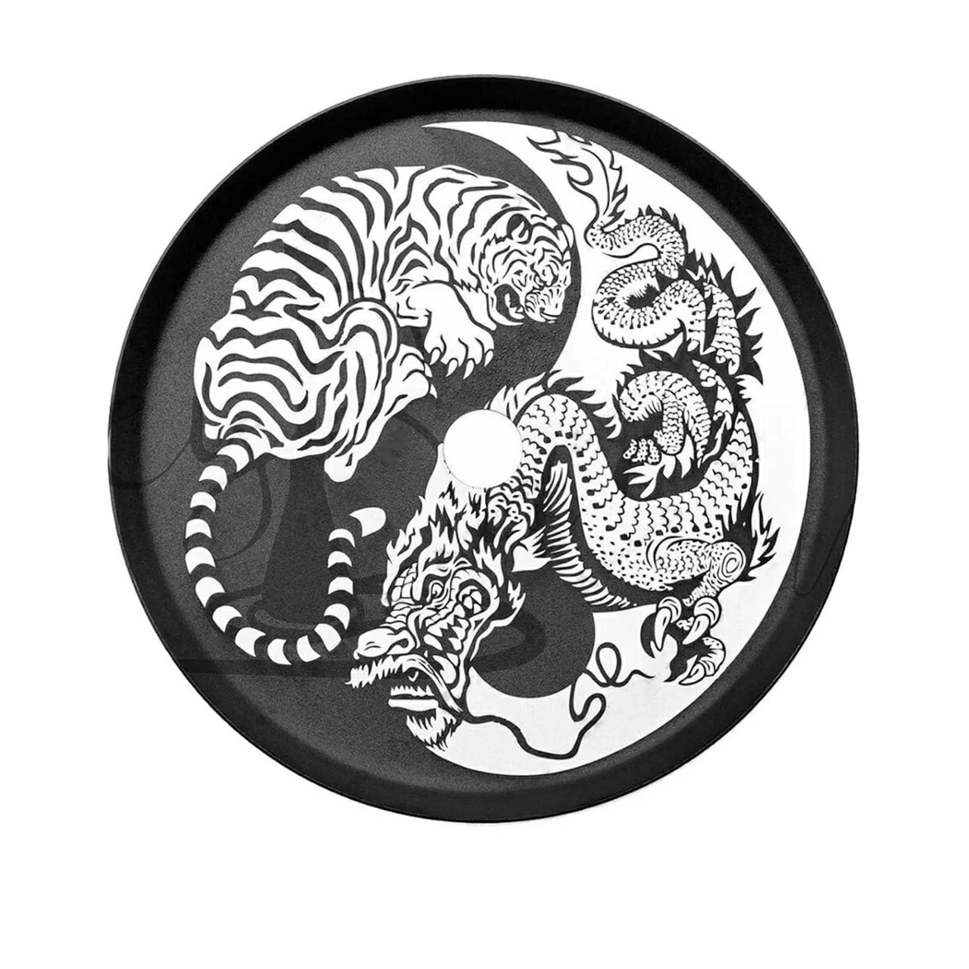 Alpha Hookah Tiger & Dragon ash plate
