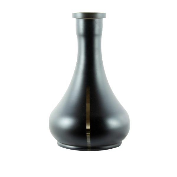 Drop Black Matt With Window Hookah Vase