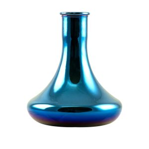 Classic Big Chrome Violet Hookah Vase