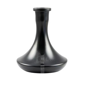 Classic Black Matt With Window Hookah Vase