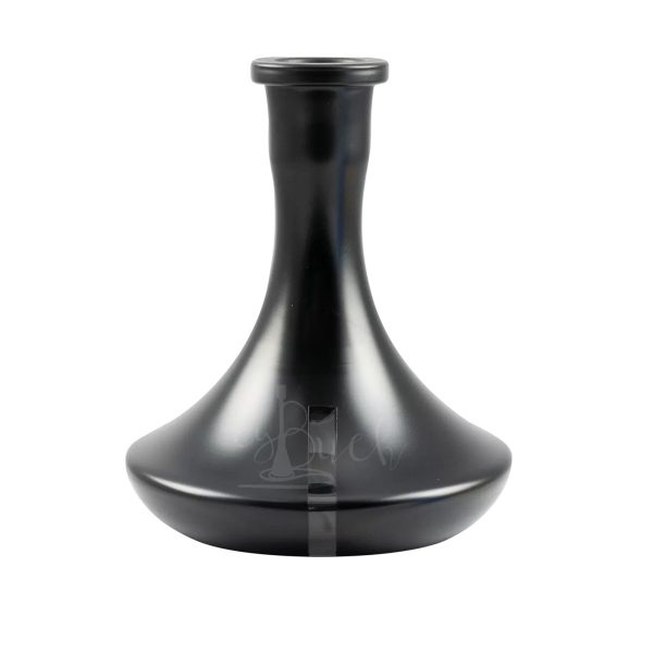 Classic Black Matt With Window Hookah Vase
