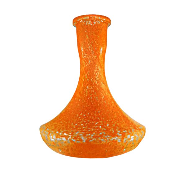 Classic Orange Marble Hookah Vase