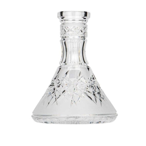 Caesar Bohemia Glass Hoarfrost Down Hookah Vase