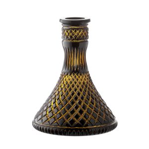 Caesar Bohemia Jeschken Amber Black Hookah Vase