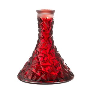 Caesar Bohemia Rock Red Matt Top Hookah Vase