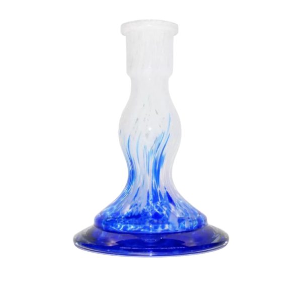 Elegant White-blue Hookah Vase