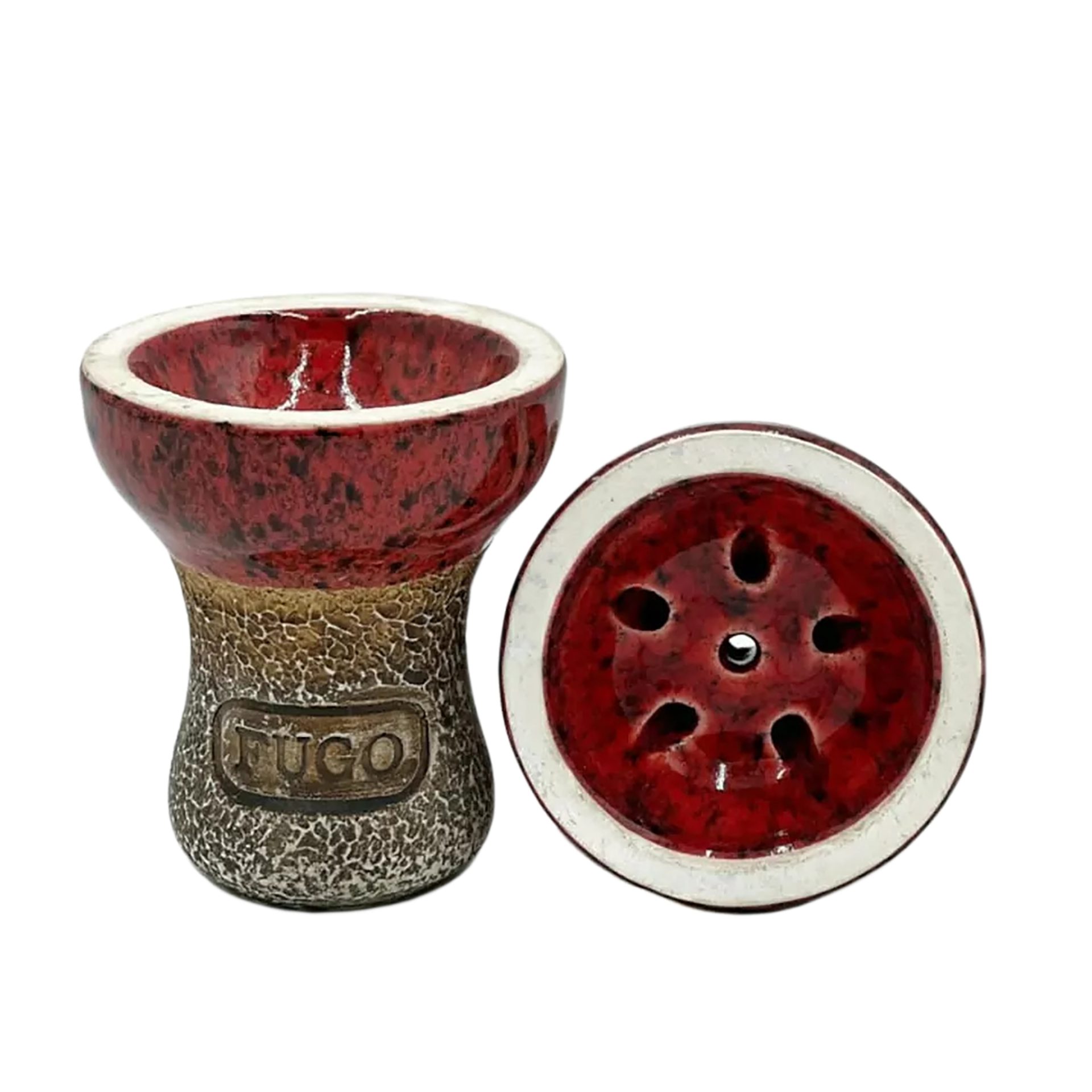 Fugo Turka Glaze Red Wood Bowl