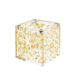 Hoob Cube Mini Gold Vase