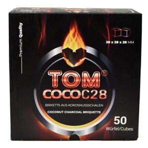 Tom Cococha C28 hookah charcoal (28mm)