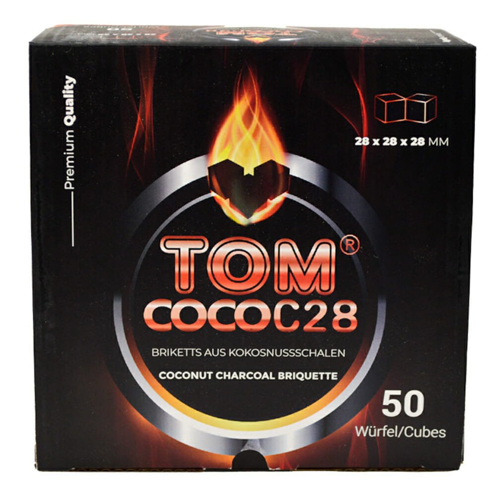 Tom Cococha C28 hookah charcoal (28mm)
