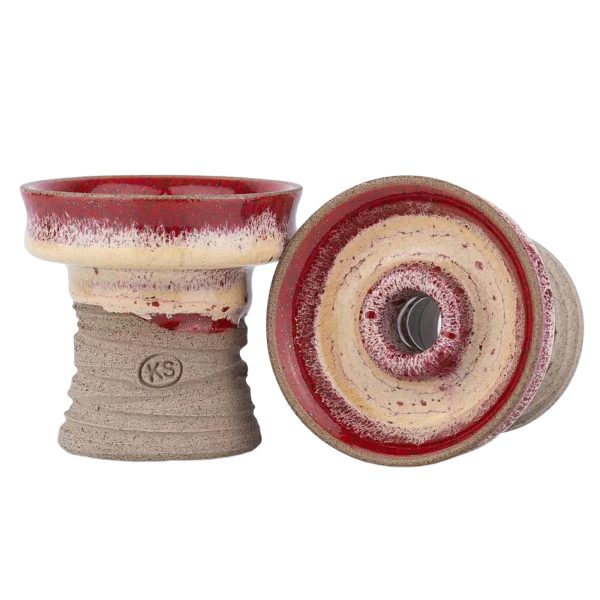 KS Appo Player Red Cream Bowl