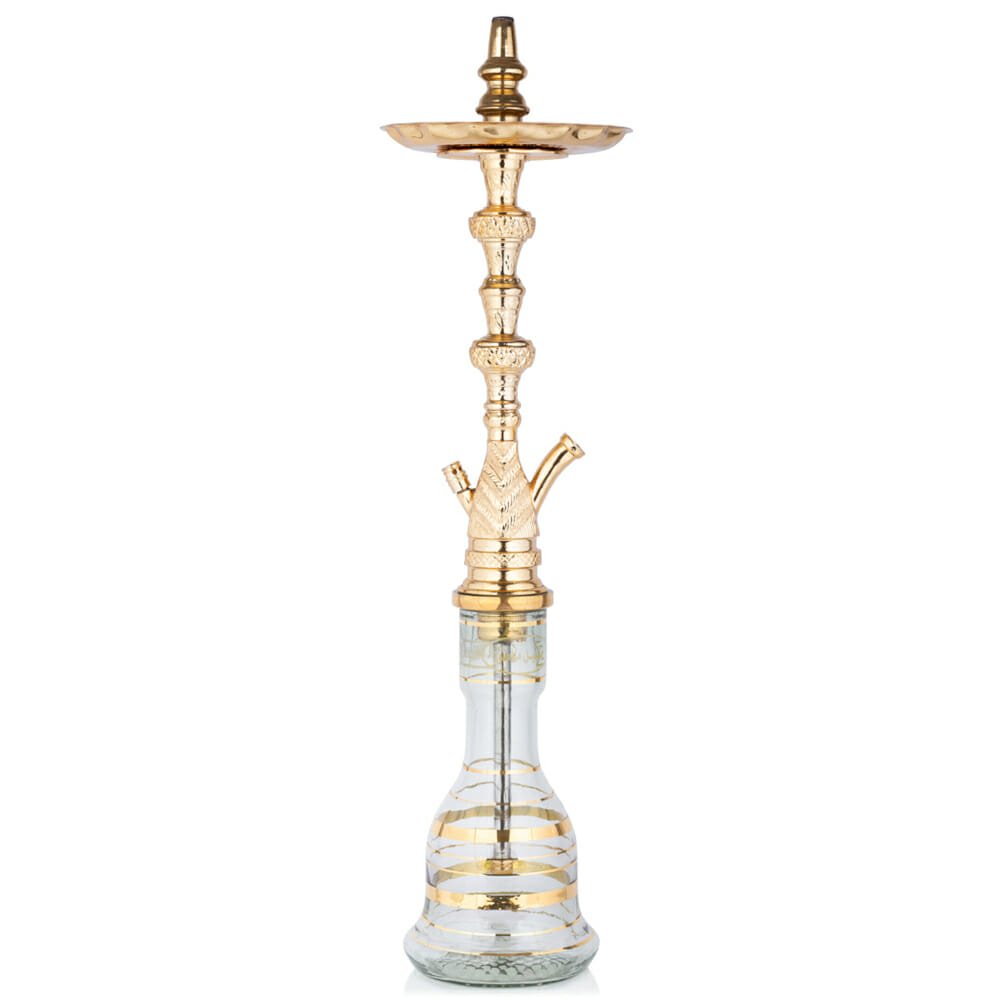 Khalil Mamoon Azaz Two Doors Gold Hookah