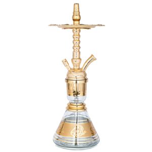 Khalil Mamoon Balha Sephari Gold Hookah