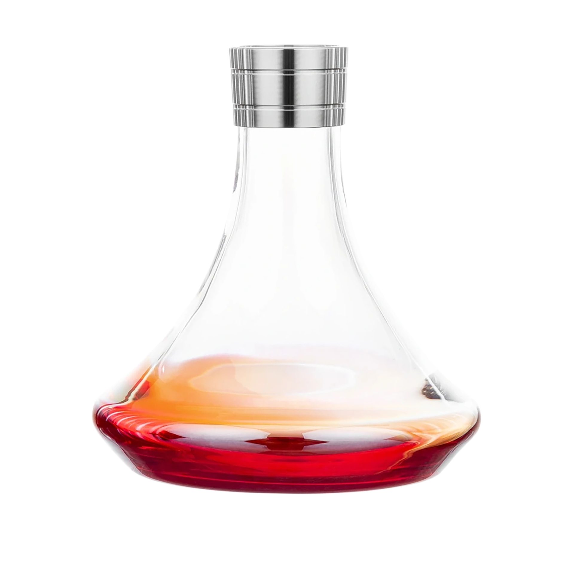 MVP 360 Shiny Bottom Red Hookah Vase