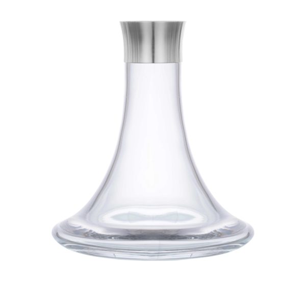 MVP Epox 360 Glass Flat Clear Hookah Vase