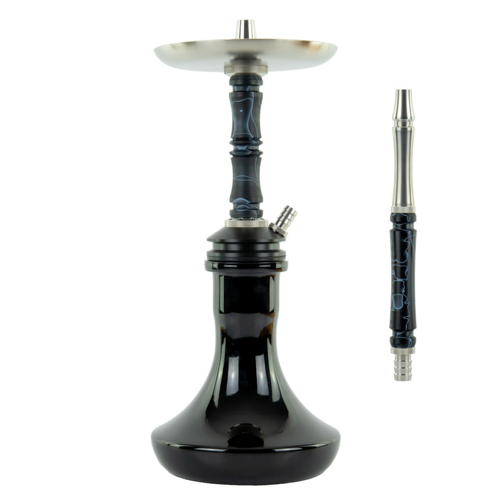 Moze Breeze Two Wavy Black Hookah