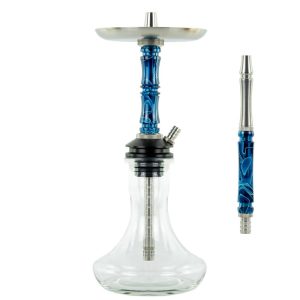 Moze Breeze Two Wavy Blue Hookah