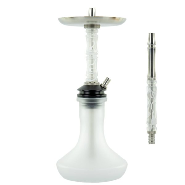 Moze Breeze Two Wavy Frosted Hookah