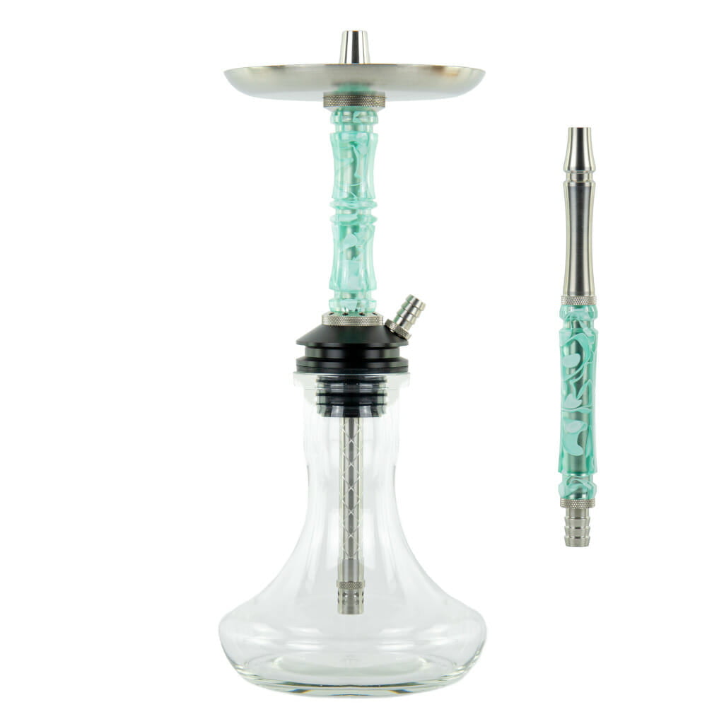 Moze Breeze Two Wavy Mint Hookah