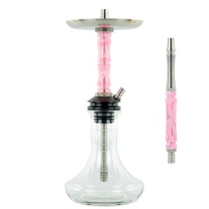 Moze Breeze Two Wavy Pink Hookah