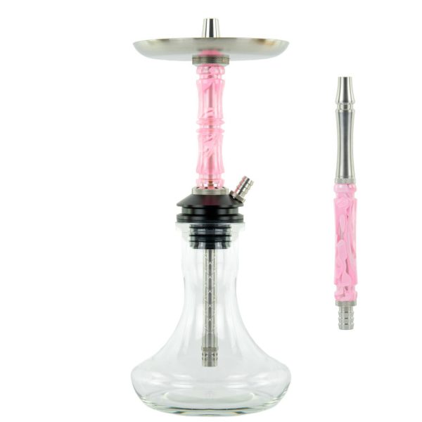 Moze Breeze Two Wavy Pink Hookah